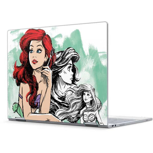 Disney Princess Ariel Sketch Art Pixelbook Skin